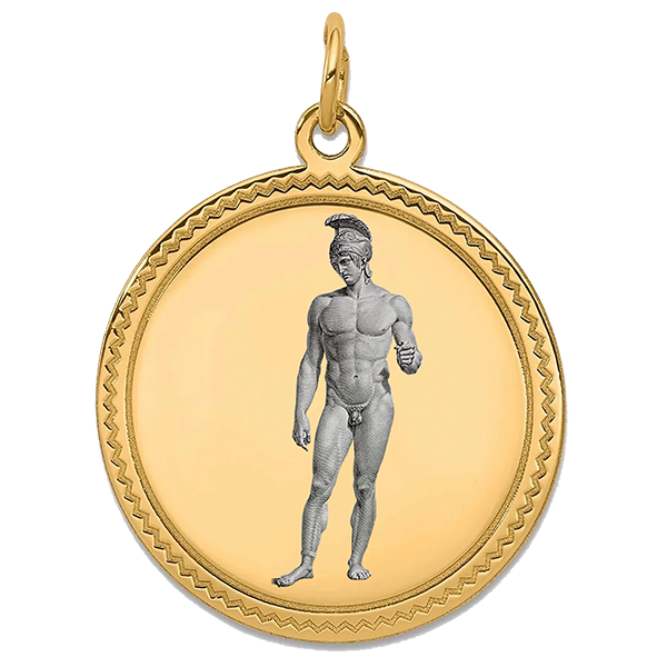 Classic Ancient Gold Pendant X