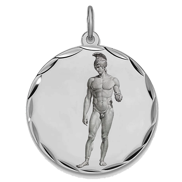 Classic Ancient Silver Pendant X