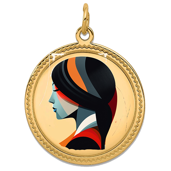 Modern Gold Pendant II