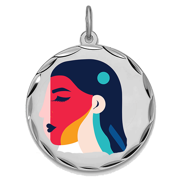 Modern Silver Pendant III