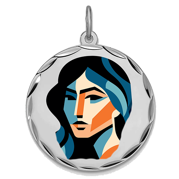 Modern Silver Pendant IV
