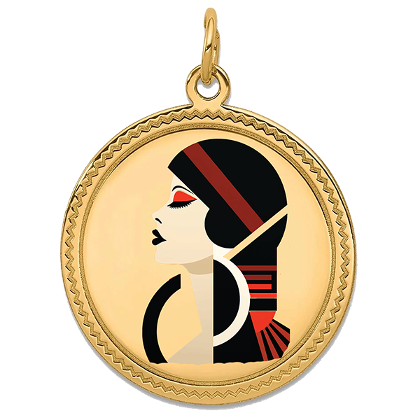 Modern Gold Pendant V
