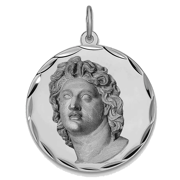 Classic Ancient Silver Pendant XI