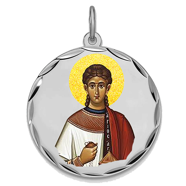 Religious Silver Pendant IX