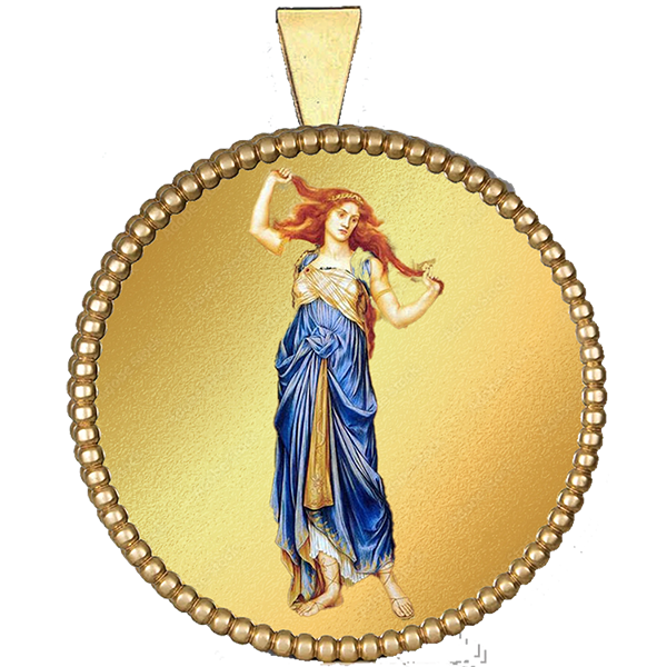 Cassandra of Troy, Gold Pendant