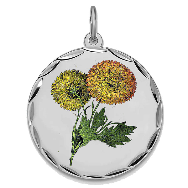 Flower Silver, Pendant for Npvember