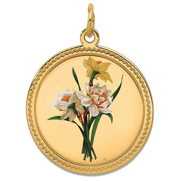 Floer, Gold Pendan for March