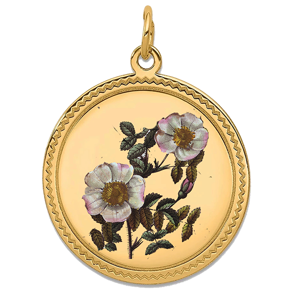 Flower Gold Pendant III