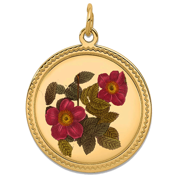 Flower Gold Pendant IV