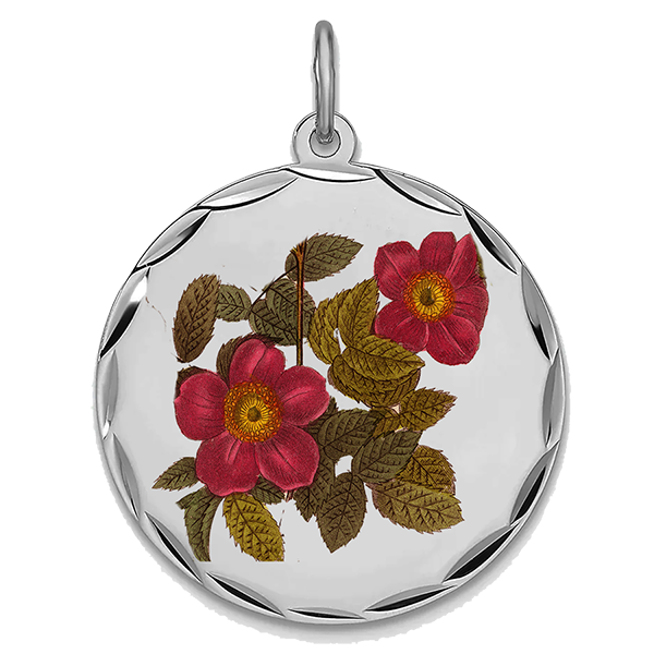 Flower Silver Pendant IV