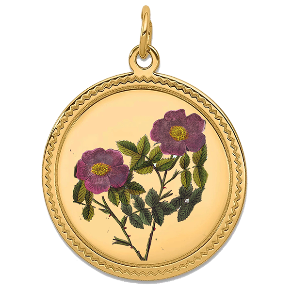 Flower Gold Pendant V
