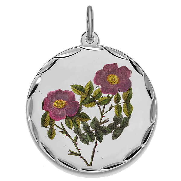 Flower Silver Pendant V