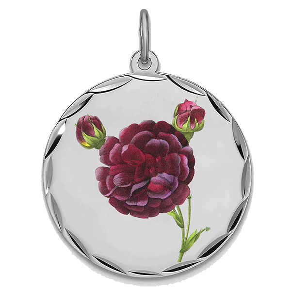 Flower Silver Pendant VI
