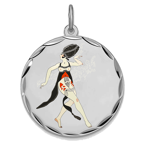 Ballet Silver Pendant V