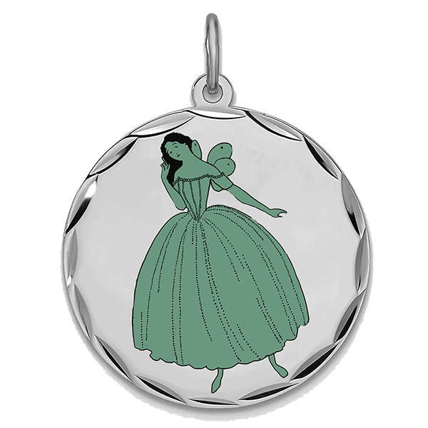 Ballet Silver Pendant VII