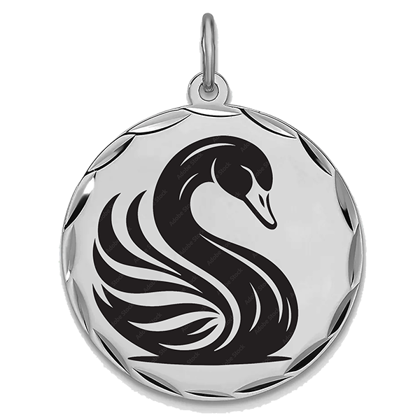 Ballet Performance Silver Pendant IV