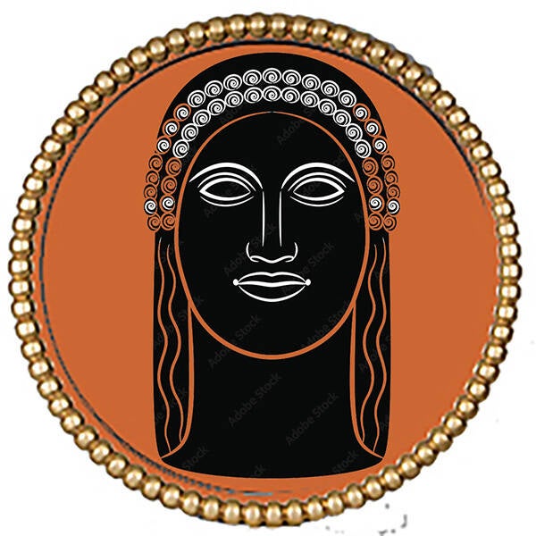 Helen of Troy, 1.25 inch Bronze Round