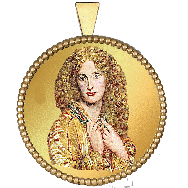 Helen of Troy, Gold Pendant