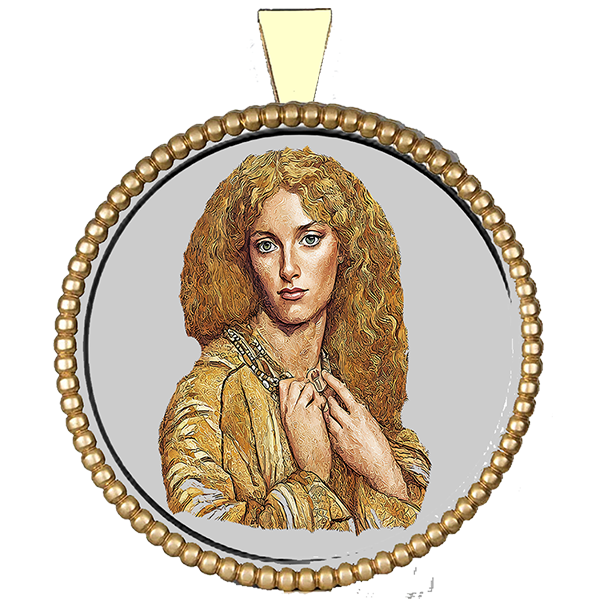 Helen of Troy, Silver  Pendant