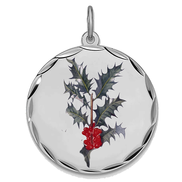 Flower Silver, Pendant for December