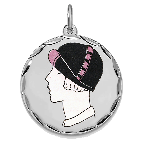 Art Deco Silver Pendant I