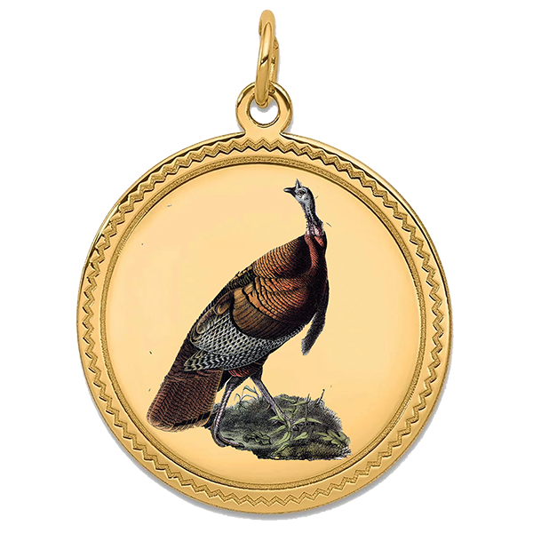 Audubon Gold Pendant I