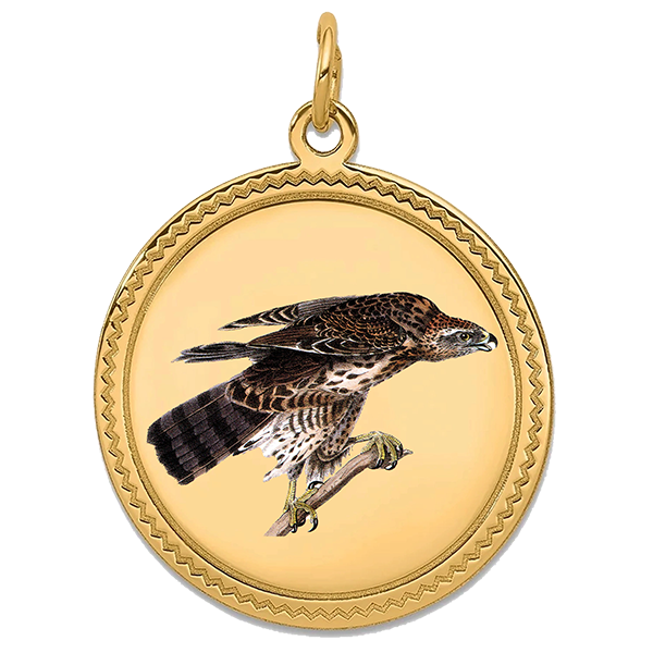 Audubon Gold Pendant VII