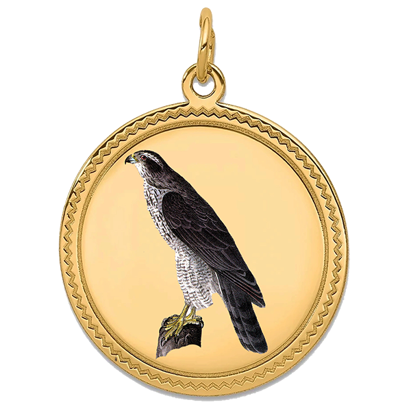 Audubon Gold Pendant VIII