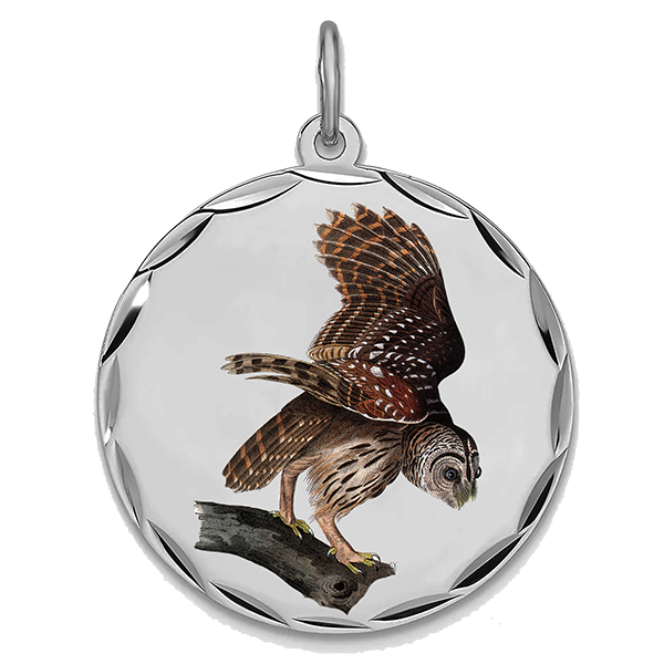 Audubon Silver Pendant X