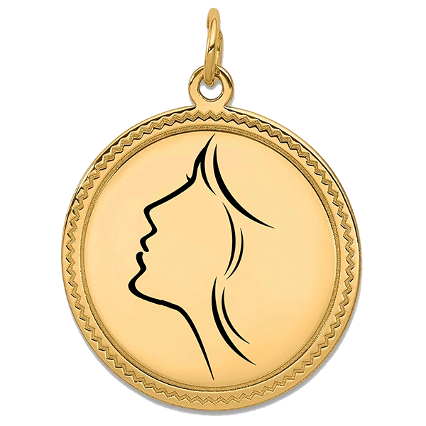 Modern Gold Pendant IX
