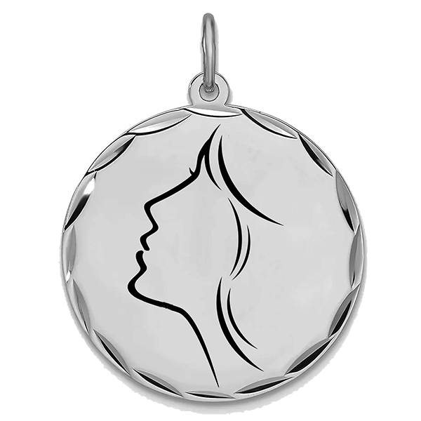 Modern Silver Pendant IX