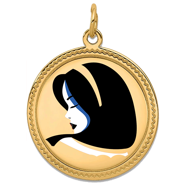 Modern Gold Pendant VII