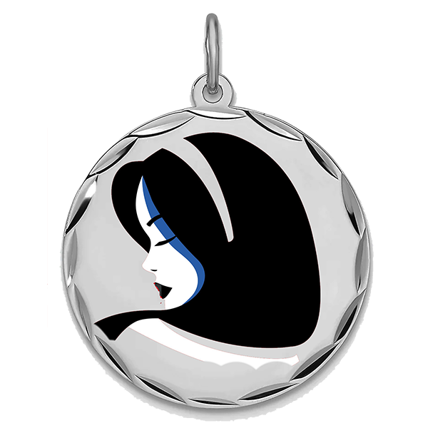 Modern Silver Pendant VII