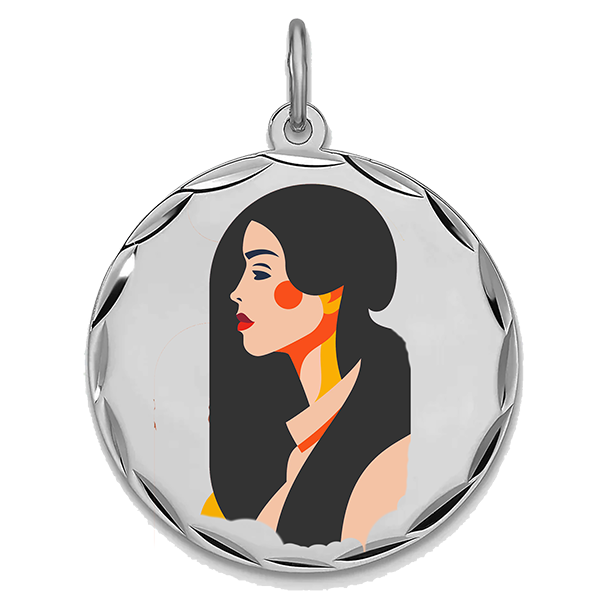 Modern Silver Pendant VIII