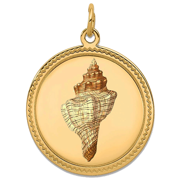 Sea Shell Gold Pendant II