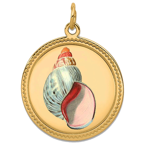 Sea Shell Gold Pendant IV