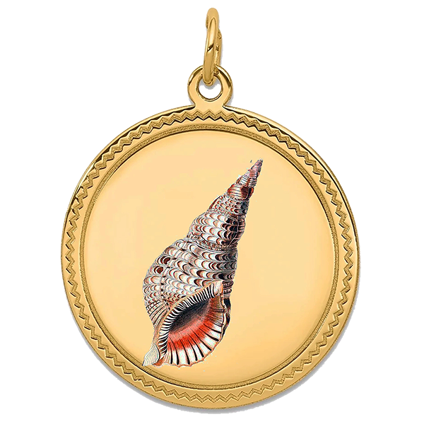 Sea Shell Gold Pendant VI