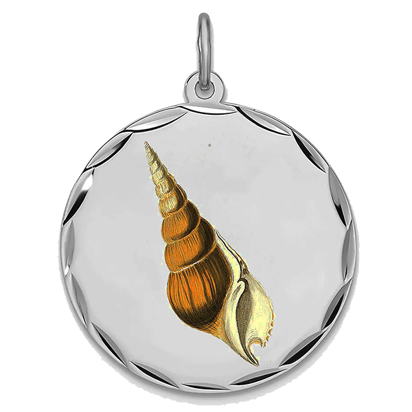 Sea Shell Silver Pendant VII