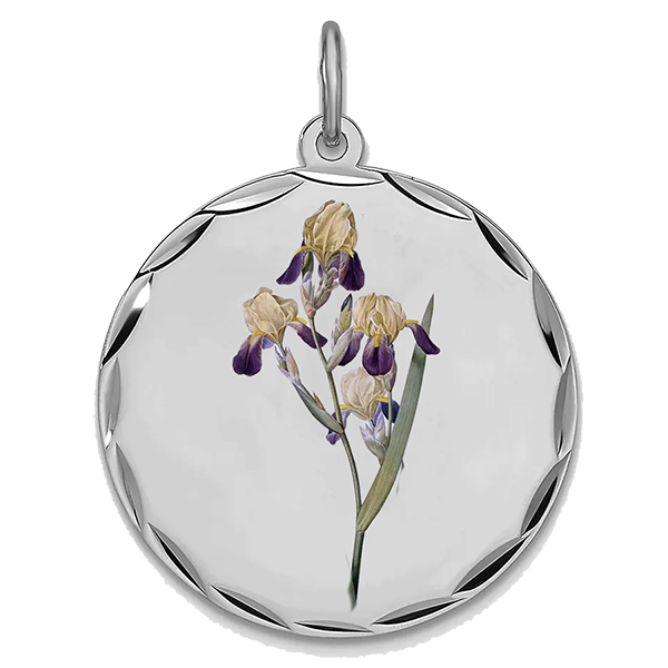 Flower Silver, Pendant for May