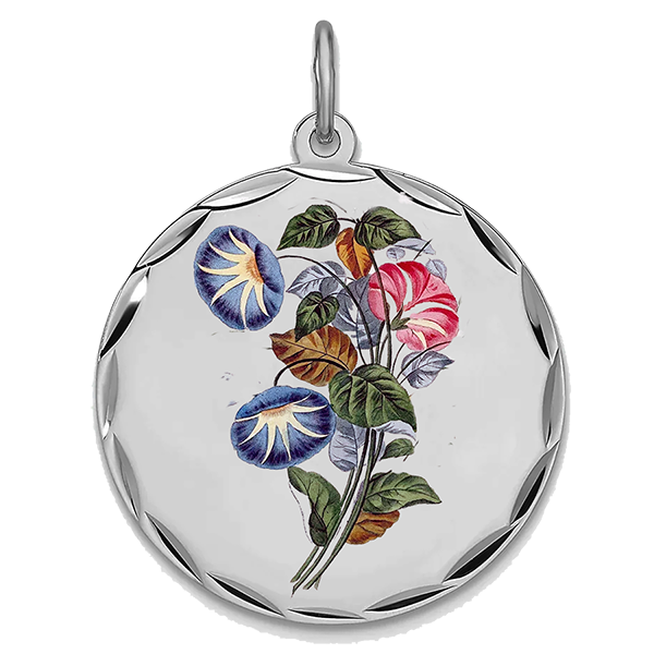 Flower Silver, Pendant for September