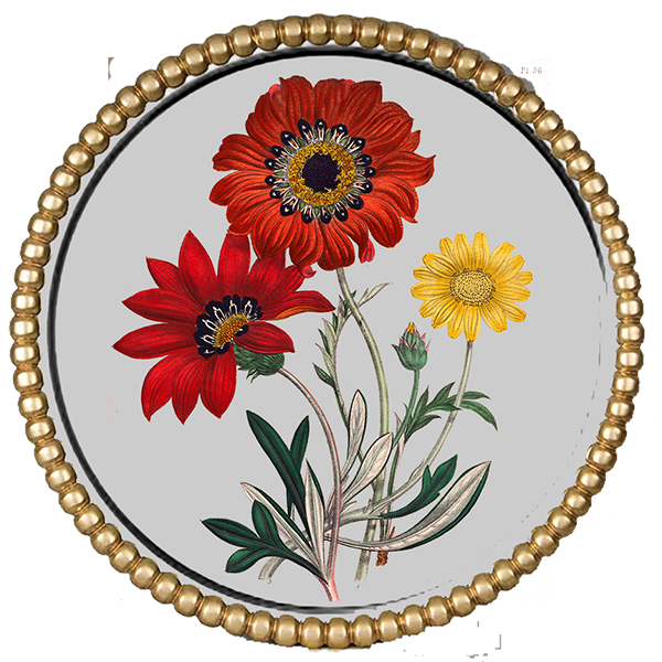 Flower Silver Round II