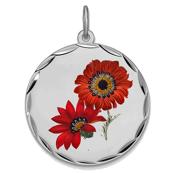 Flower Silver Pendant VIII