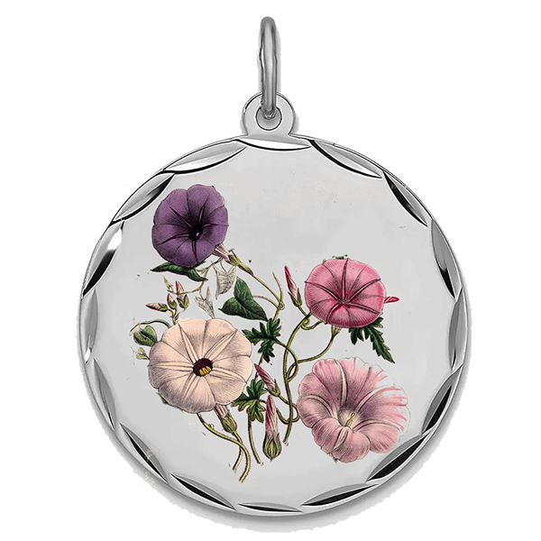 Flower Silver Pendant IX