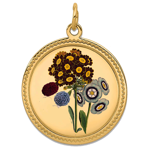 Flower Gold Pendant X