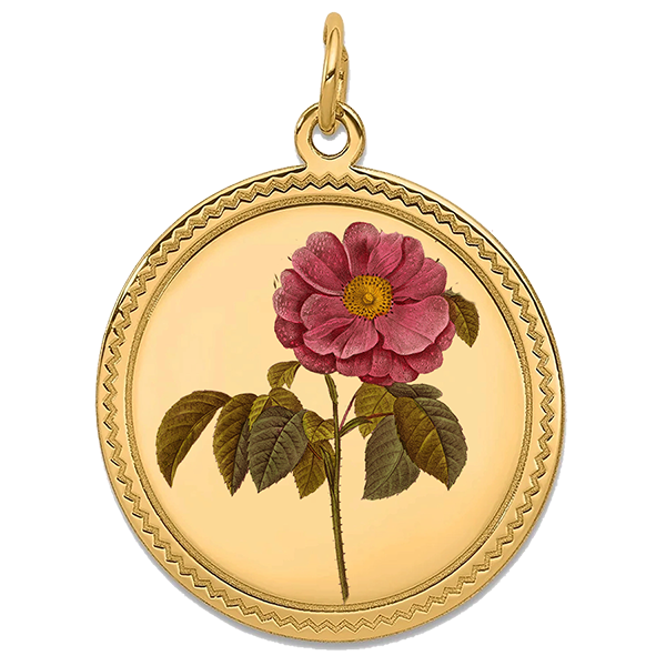 Flower Gold Pendant XI