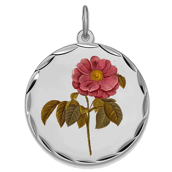 Flower Silver Pendant XI