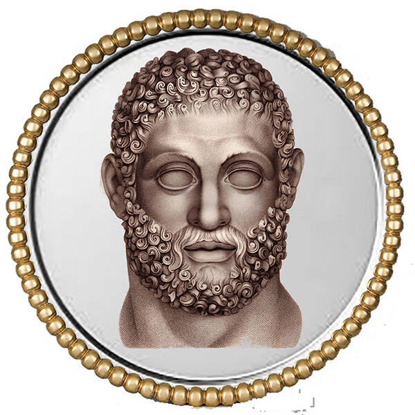 Hercules 1.25 inch Silver Round