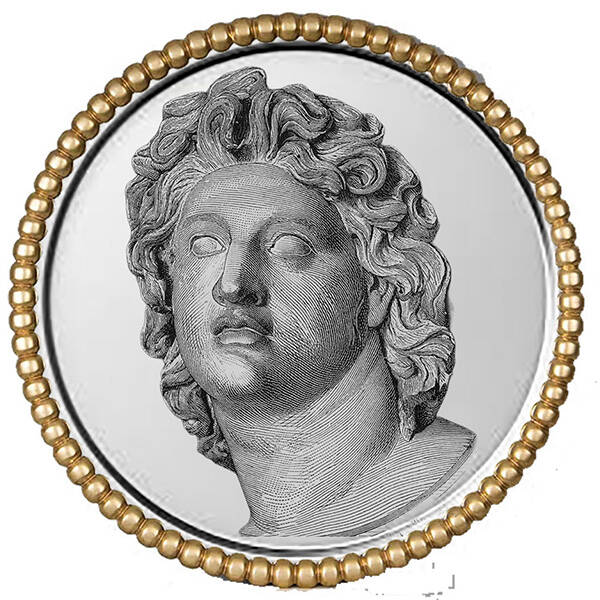 Alexander the Great 1.25 inch Silver Round