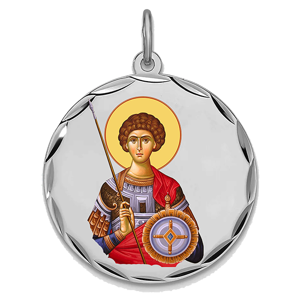 Religious Silver Pendant XIII