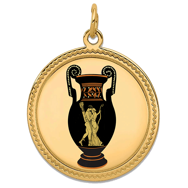 Iconic Gold Pendant XII